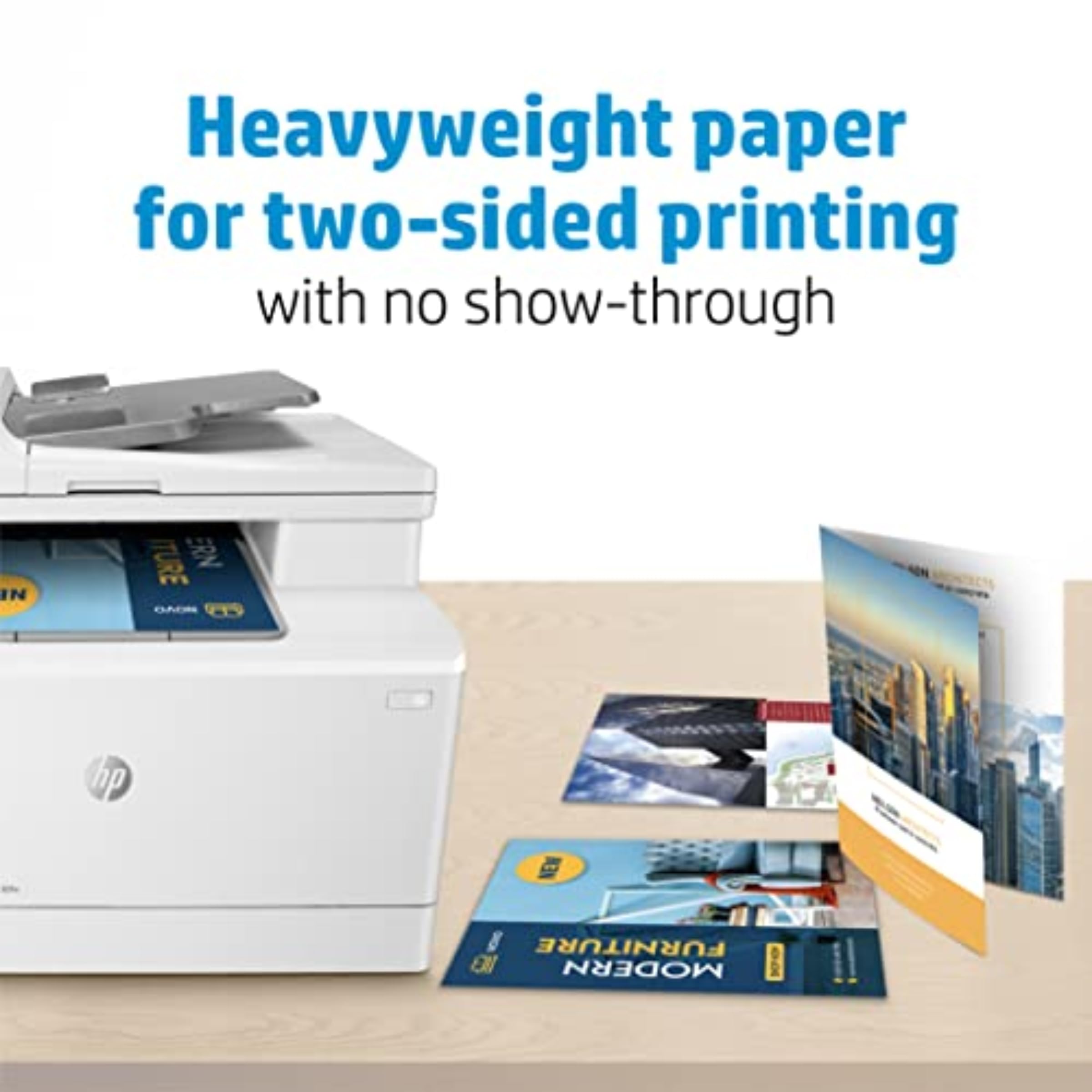 HP Professional Business Photo Paper, 7MV83A, 150 hojas de papel fotográfico brillante avanzado, compatible con impresoras láser, A4, peso del material de impresión 200 g/m²