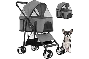 BestPet 3-in-1 Pet Stroller: Comfort and Convenience for Your Small Canine Companion