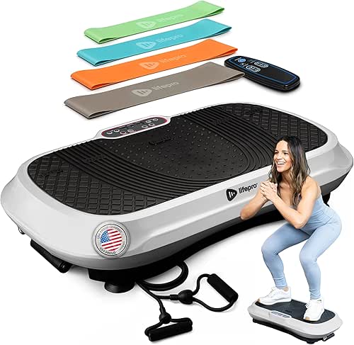 Lifepro Waver Vibration Plate Exercise Machine for Lymphatic Drainage, Muscle