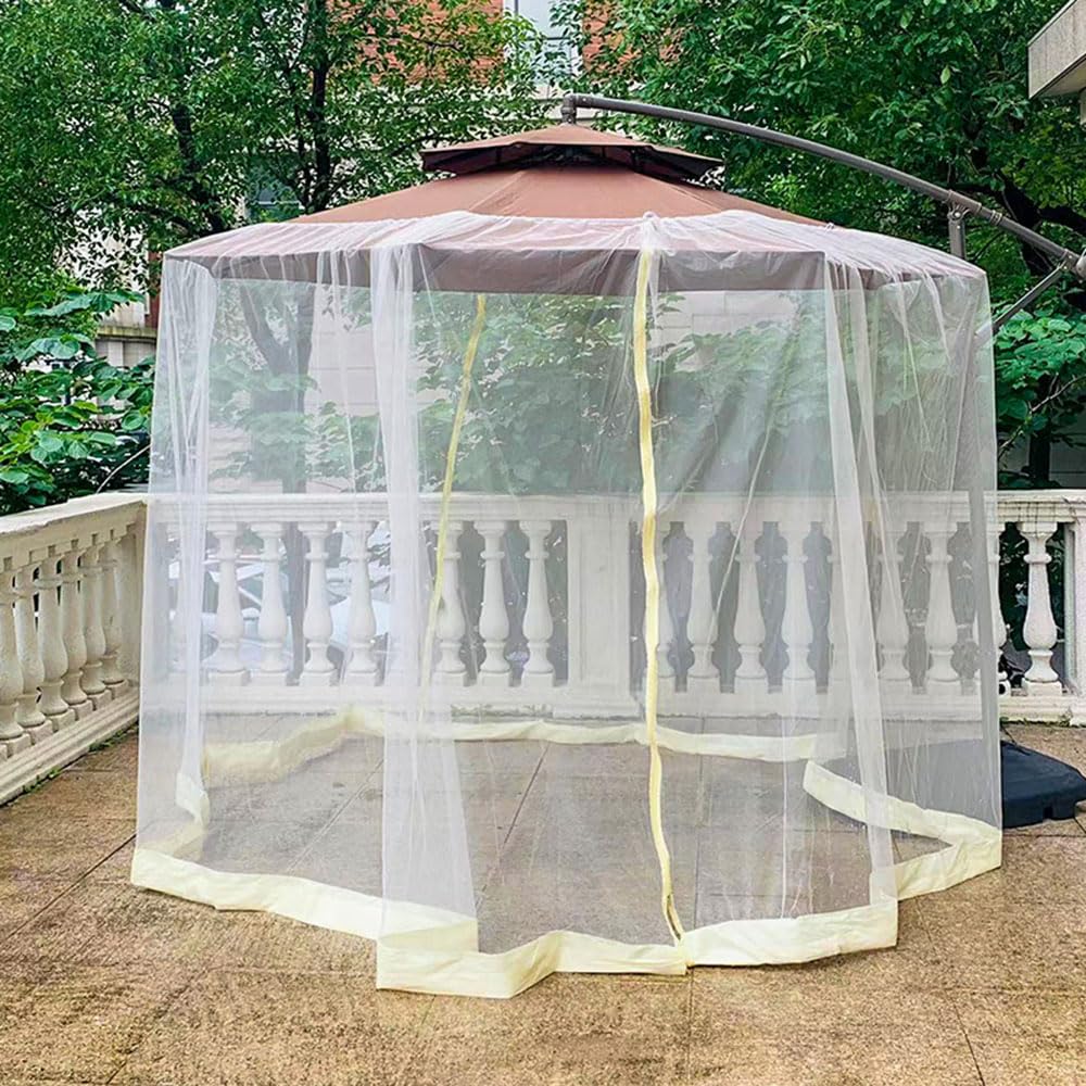 Amazon｜Hhpqlyy パラソル 蚊帳 キャンプ かや 蚊帳 屋外 大型 蚊帳