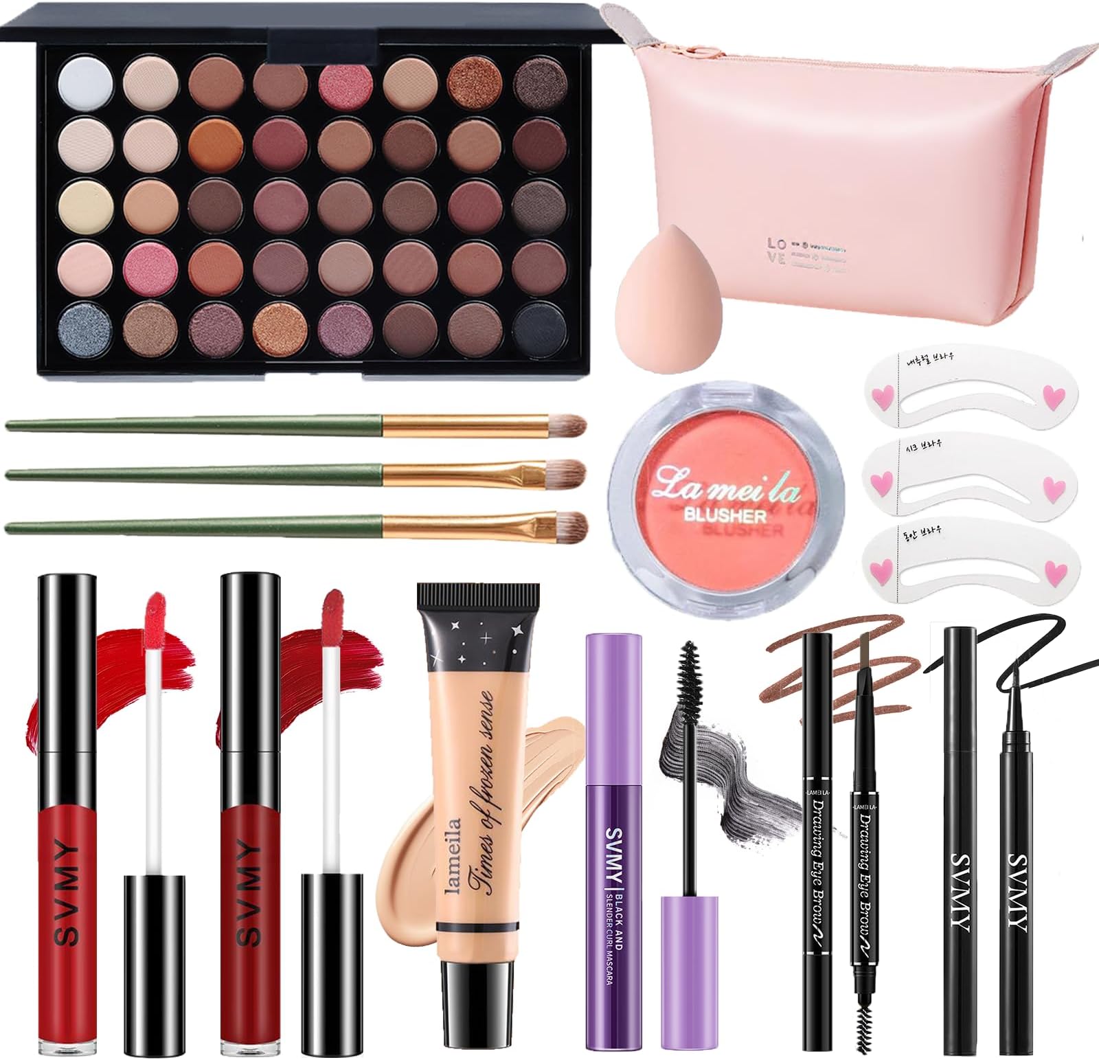 Makeup Set for Women, Makeup Full Kit for Beginners & Professionals, Travel Makeup Set for Teens & Adults, Makeup Gift Set for Girls, Eyeshadow Palette, Lip Gloss, Face & Eye Make up