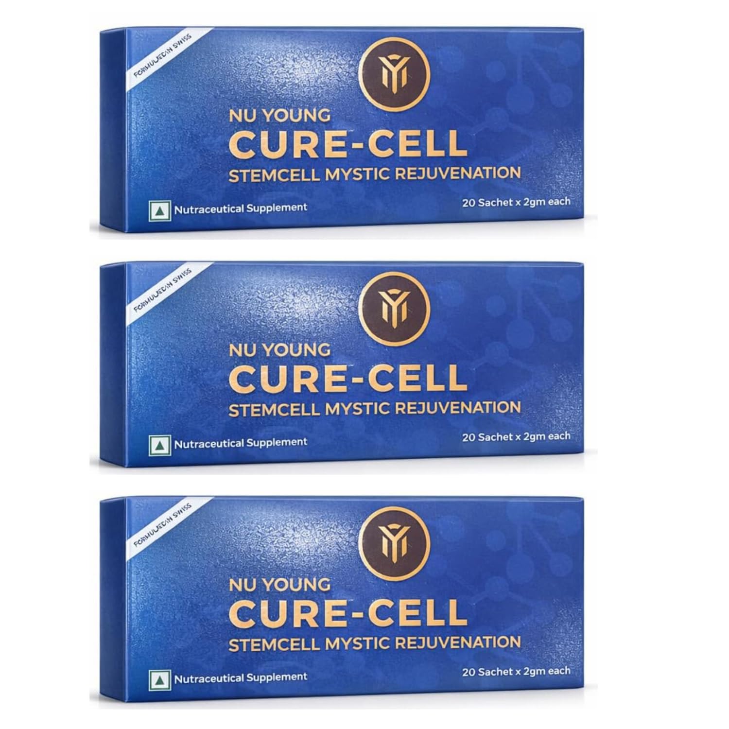 NUYOUNG CURE-CELL Premium Nutritional Sachet Supplement | 40000mg Total Strength | Singapore Formulated Dietary Nutrition | Everyday Wellness Formula | 20 Sachets - Pack of 3-image-13