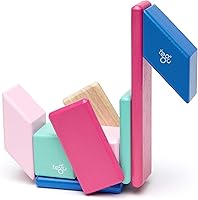 Vista 9 de Juego de bloques magnéticos de 14 piezas Tegu, sets de 14 piezas, talla única , Blossom