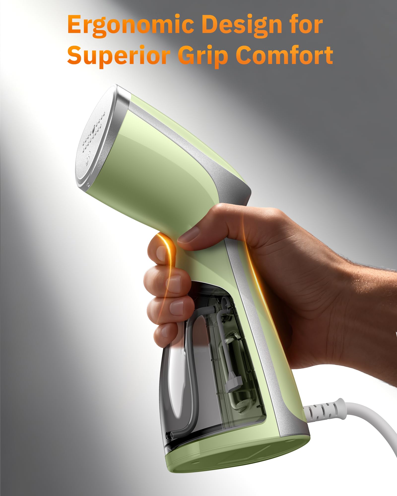 OGHom Portable Travel Handheld Steamer for Clothes, Garment Wrinkle Remover view 7