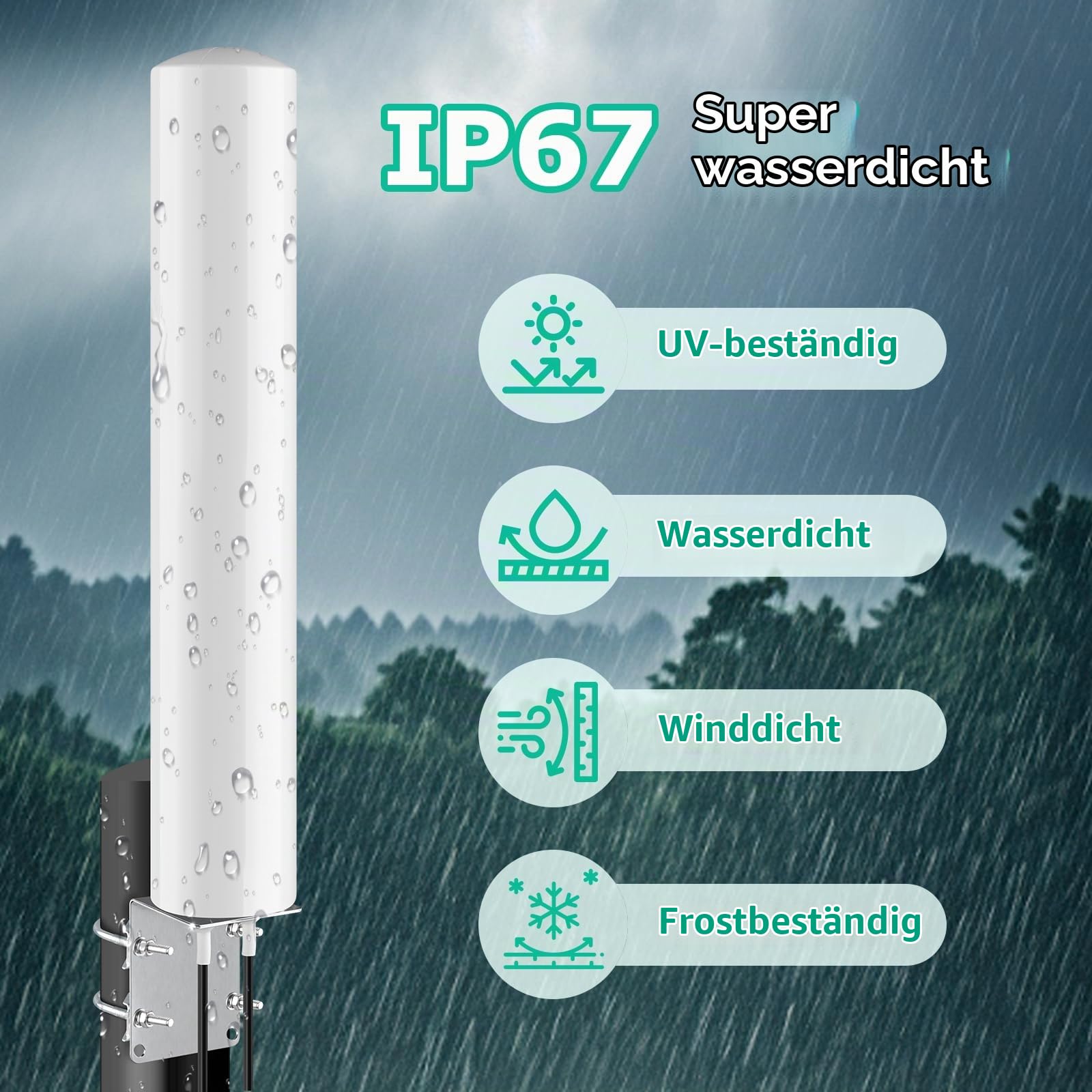 4G LTE 5G Antenne Outdoor Externe Mimo Omnidirektional 600-6000 MHz