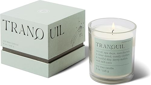 Miniatura 9 de Paddywax Scented Candles Mood Collection - Vela fragante en caja en recipiente de vidrio, 8 onzas, acogedora