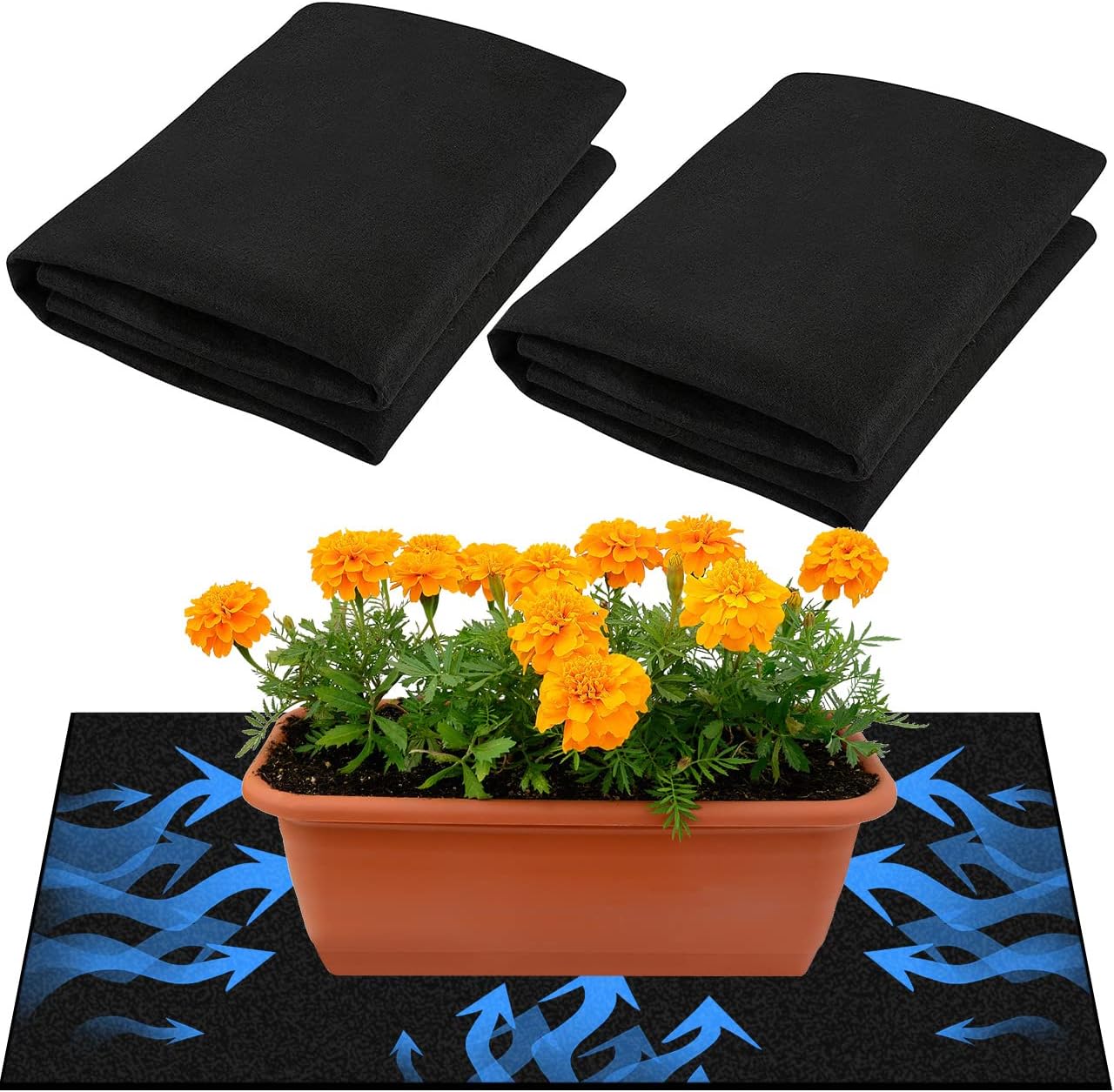 2Pack Automatic Plant Watering Mat,Capillary Mat Matting