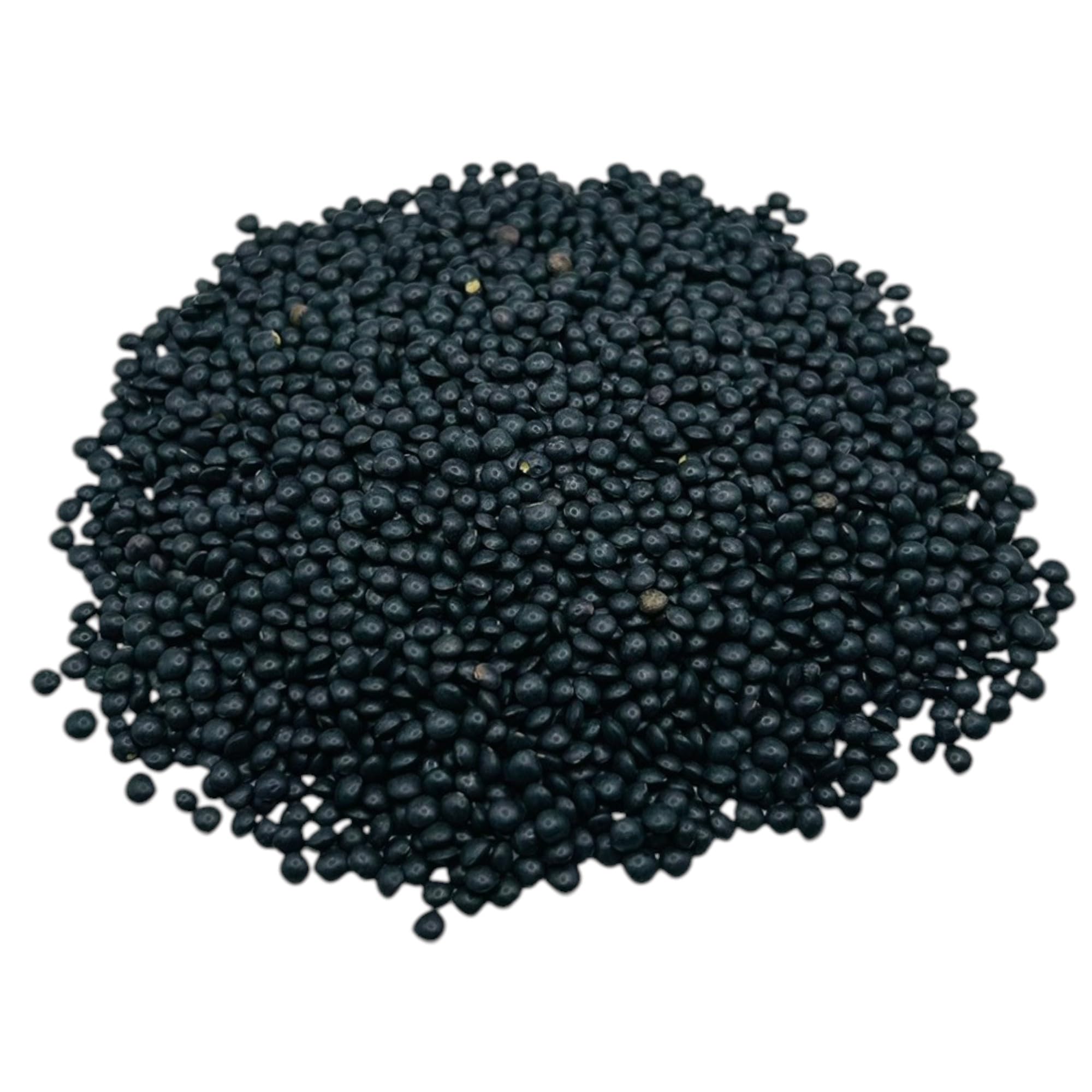 Lentejas Beluga Negras Premium 25g - 1.95Kg 100% Naturales Lens culinaris (1950 gramos)