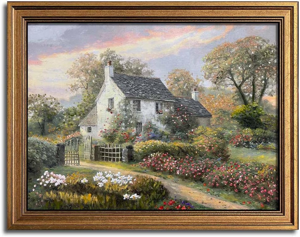 Gold Framed Vintage Wall Art