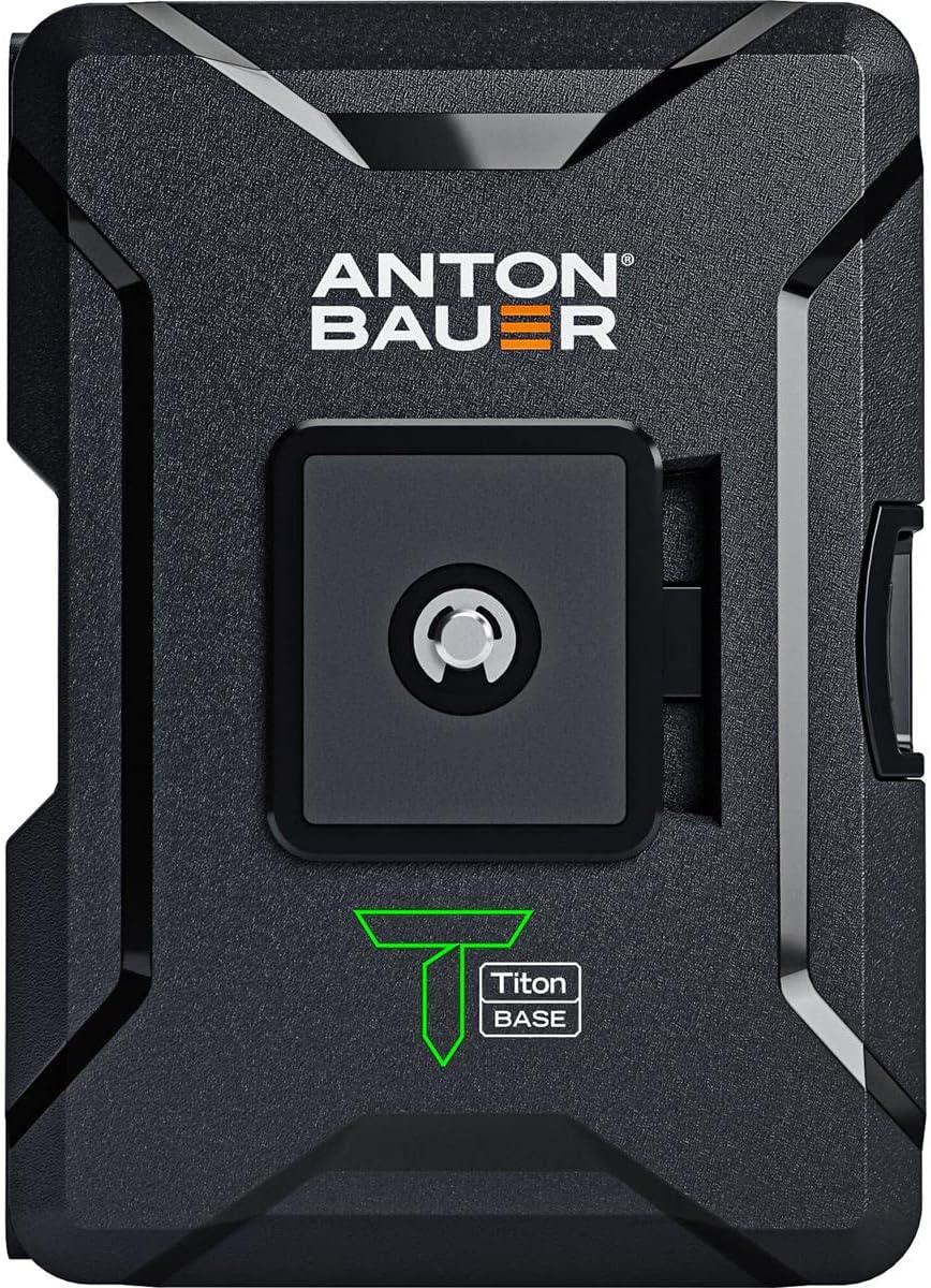 Anton Bauer Titon Base Kit, Compatible with Nikon D500, D610, D750, D800, D810, D850, D7000, D7100, D7200, D7500, Z6, Z7, EN-EL15, Lithium Battery Pack, Battery Replacement, Quick Release Battery