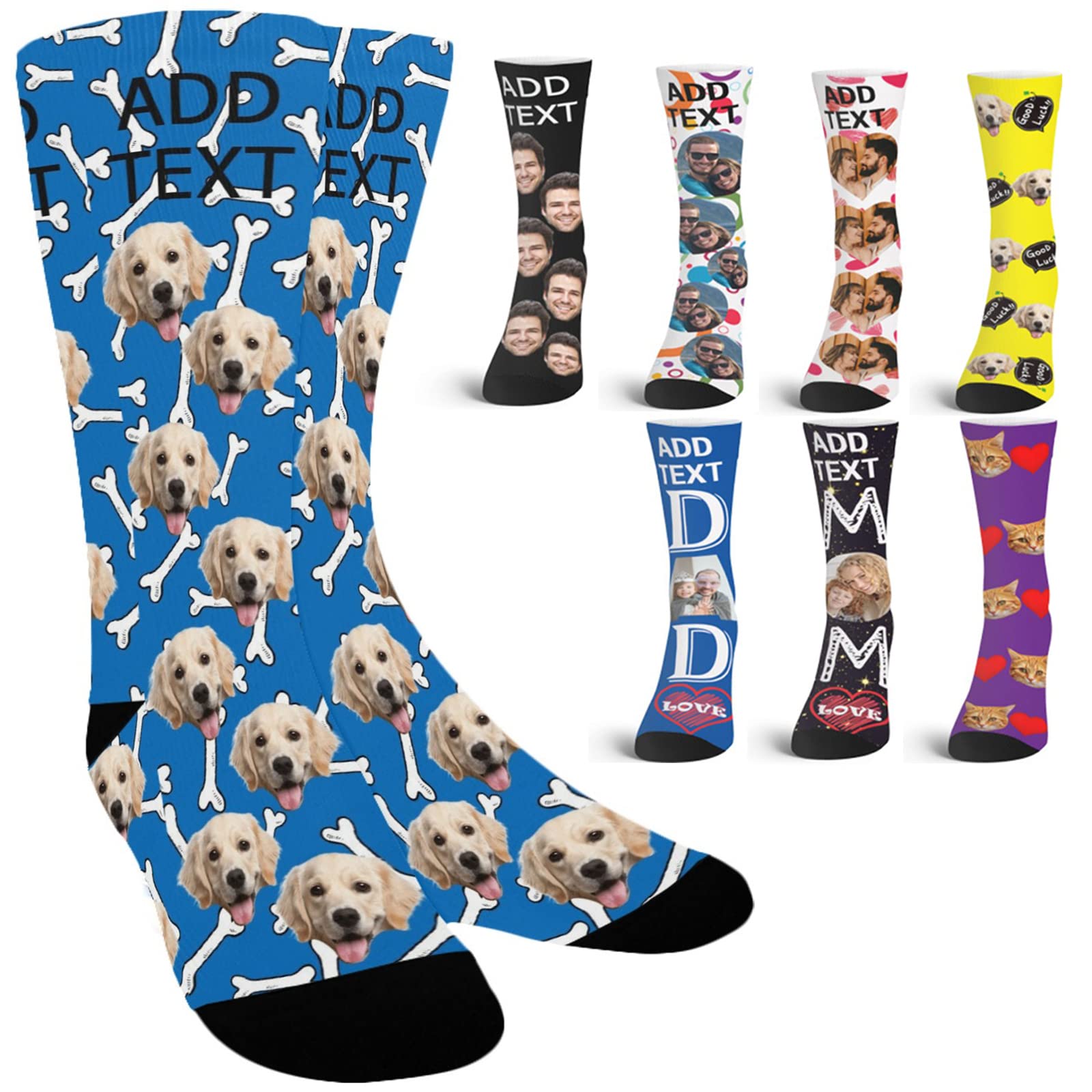 Youltar Custom Socks Personalized Face Socks