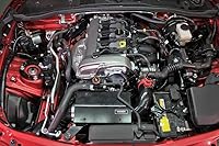 Vista 4 de Mishimoto MMAI-MIA-16WRD - Entrada de aire de alto rendimiento para Mazda MX-5 Miata 2016-2018, color rojo