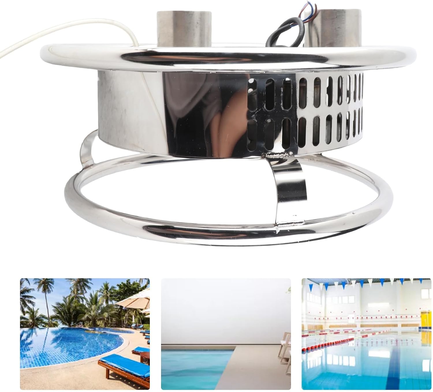 Backflow Jet Swimming Training Device G2 Female Thread 12V Lamp Pool Backflow Surfing Device Swimming Trainer