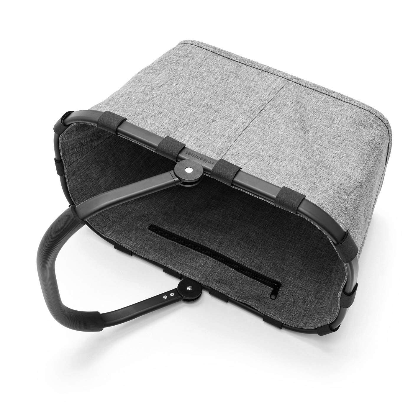 Set carrybag BK, thermocase OY, SBKOY Einkaufskorb mit Kleiner K?hltasche, Twist Silver + Black (70527003)