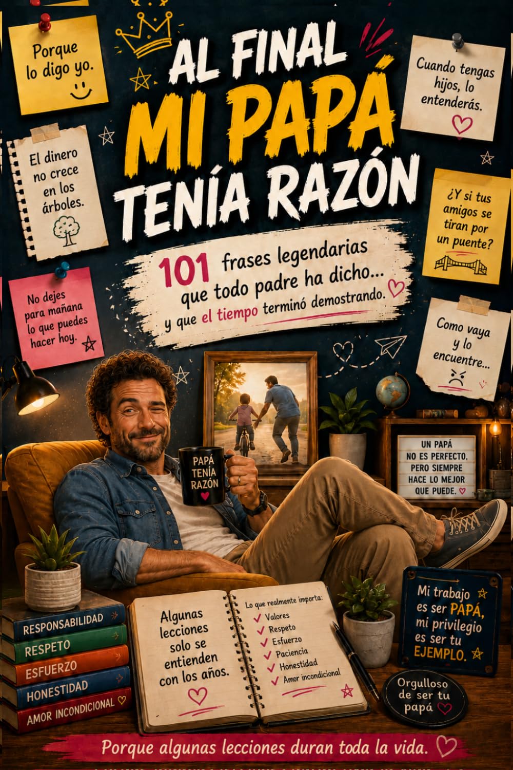 Al Final Mi Papá Tenía Razón: 101 frases legendarias que todo padre ha dicho y que el tiempo terminó demostrando, Regalo para padre
