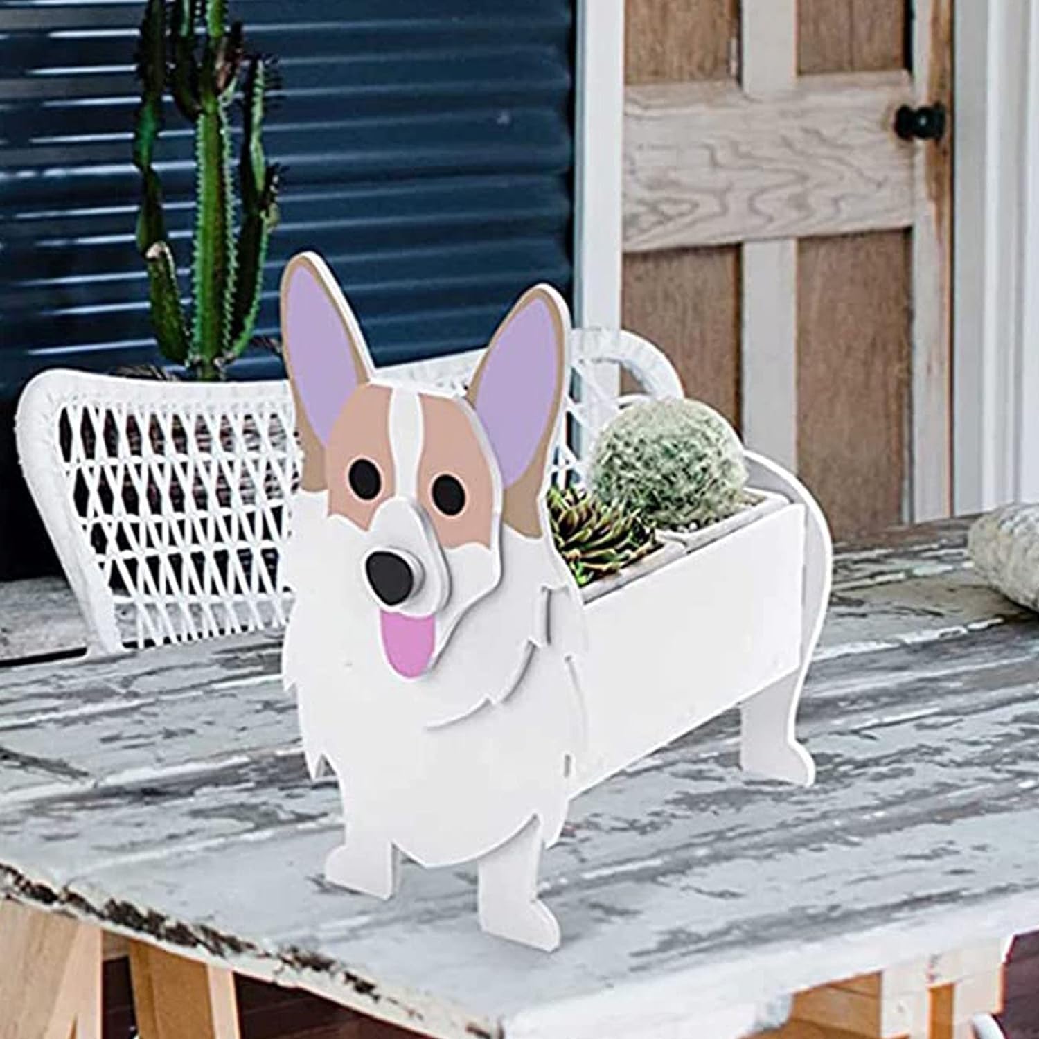 Amazon.co.jp: かわいい犬用プランター プランター ガーデンフラワー