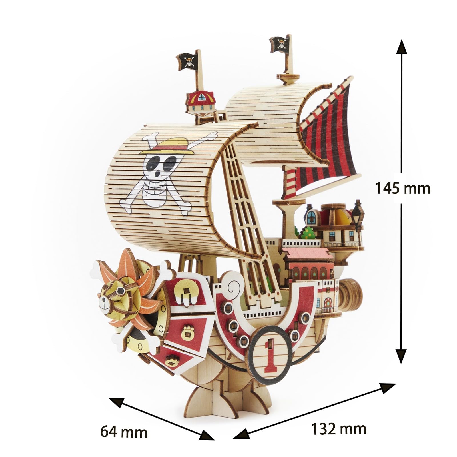 Kit "Book Nook" Wa-Gu-Mi One Piece Bateau Thousand Sunny