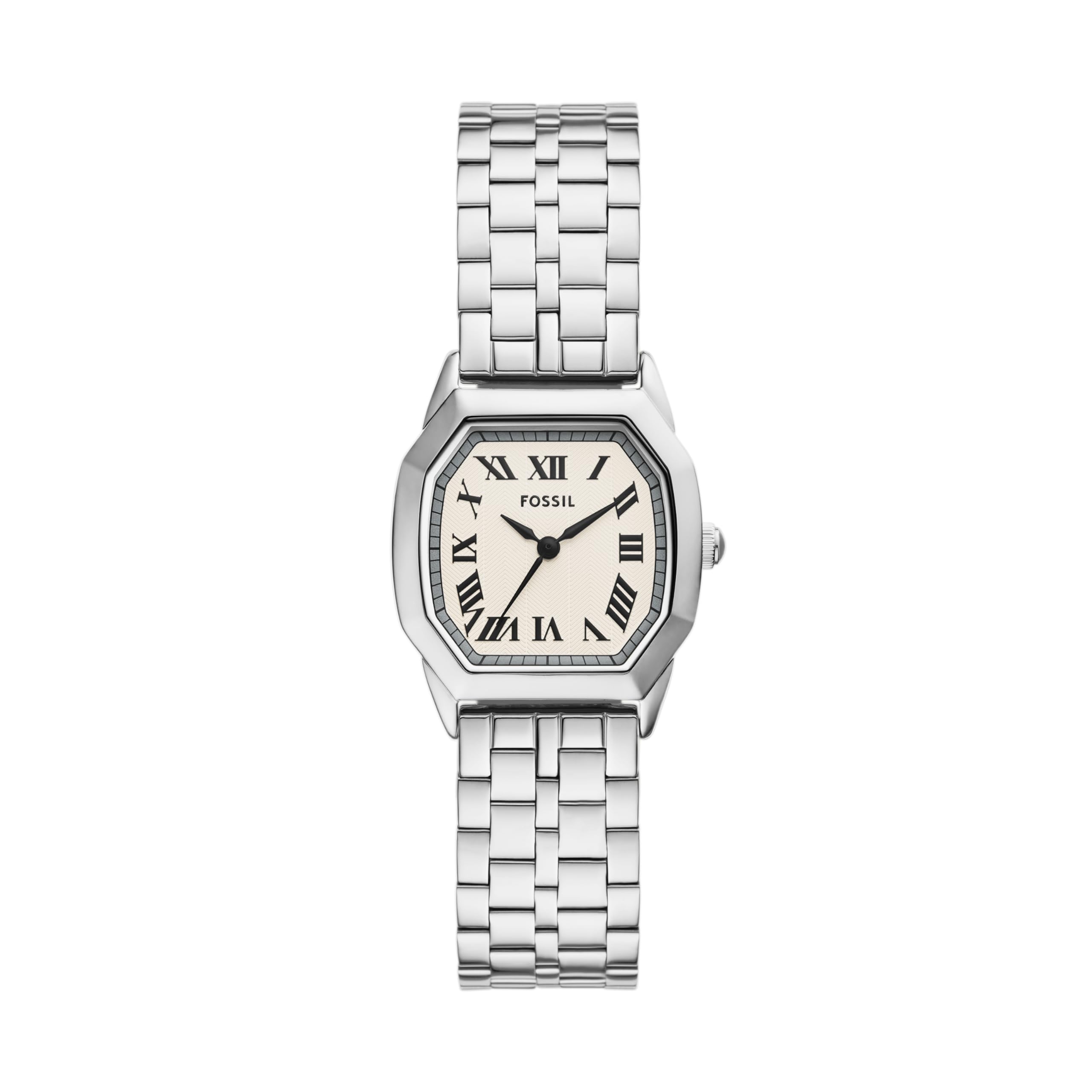 Fossil Stainless Steel Analog Beige Dial Womens Watch-Es5363, Band Color:Silver (B0D9362N4Q) Amazon Price History, Amazon Price Tracker