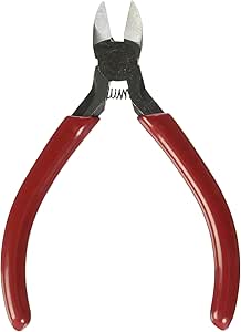 C2G Legrand Flush Cutters, Red Flush Wire Cutter, 4.5 Inch Flush Cutting Pliers, Steel Dikes Wire Cutter, 1 Count, C2G 38001