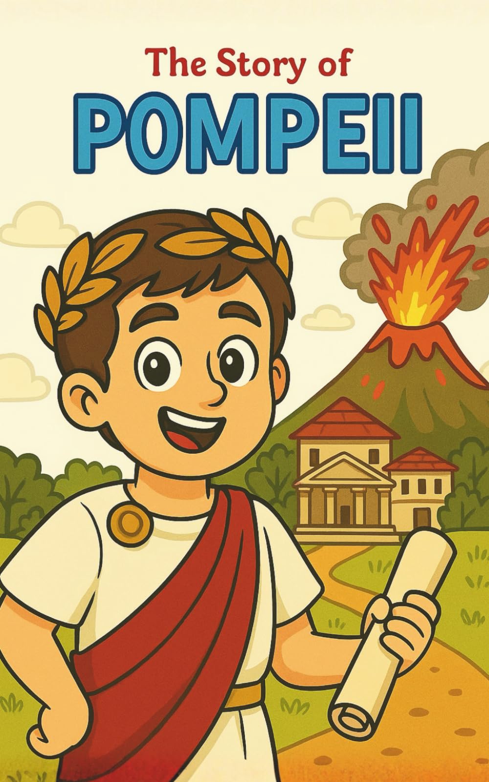 The Story of Pompeii: The True Story of Pompeii for Kids: Volcanoes, Discovery, and Ancient Roman Life