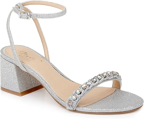 Jewel Badgley Mischka womens Ornamented Sandal