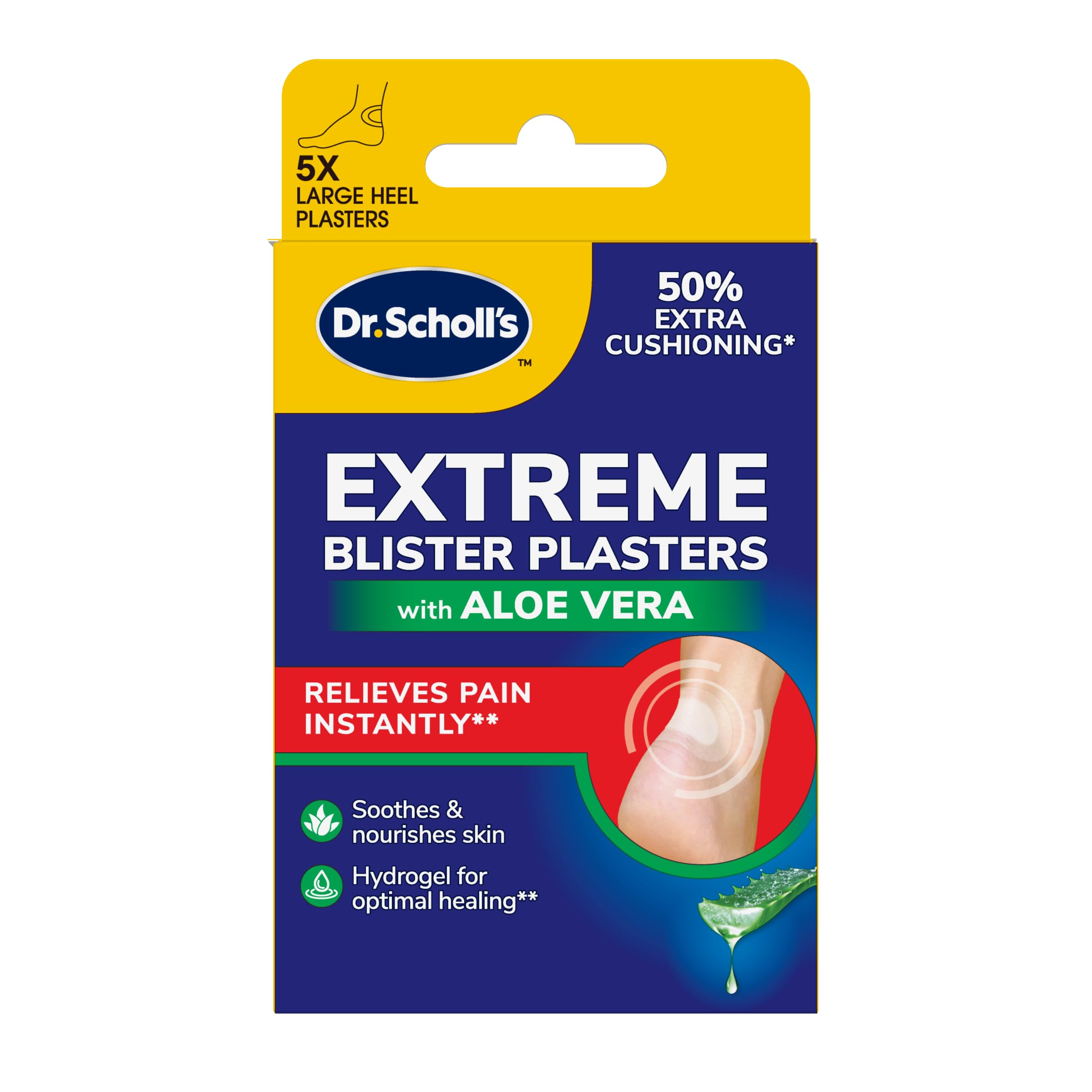 Scholl Dr. 'S Extreme Blister Plasters With Aloe Vera