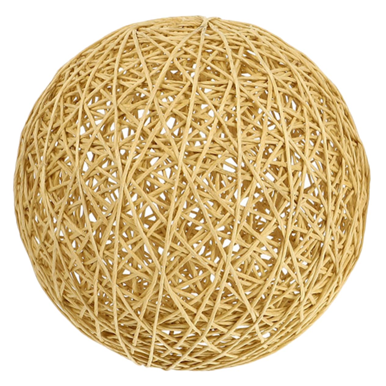 CIYODO Wicker Lamp Shades Rustic Style Lampshade Cover Decorative Lamp Shades for Home Decor