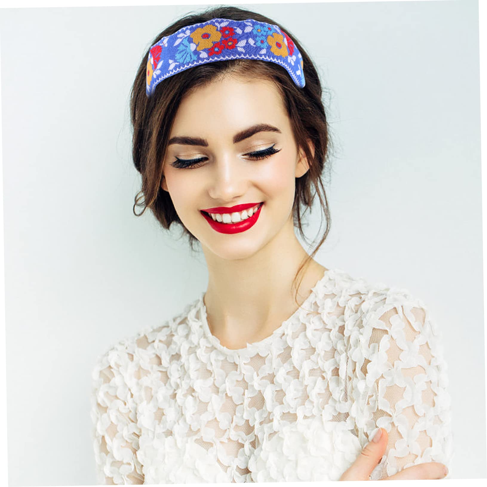 Beaupretty 8piezas De Para Mujer De Accesorios De Cabello Para Ocasiones Especiales Rojo Rosa Negro
