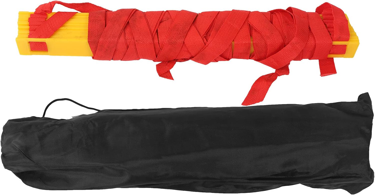 TANIQIACA 7M 14 Rung Agility Speed Training Ladder for Fitness, Soccer, and Football includes Storage Bag for Easy Transport Wear PP Plastic Material Long