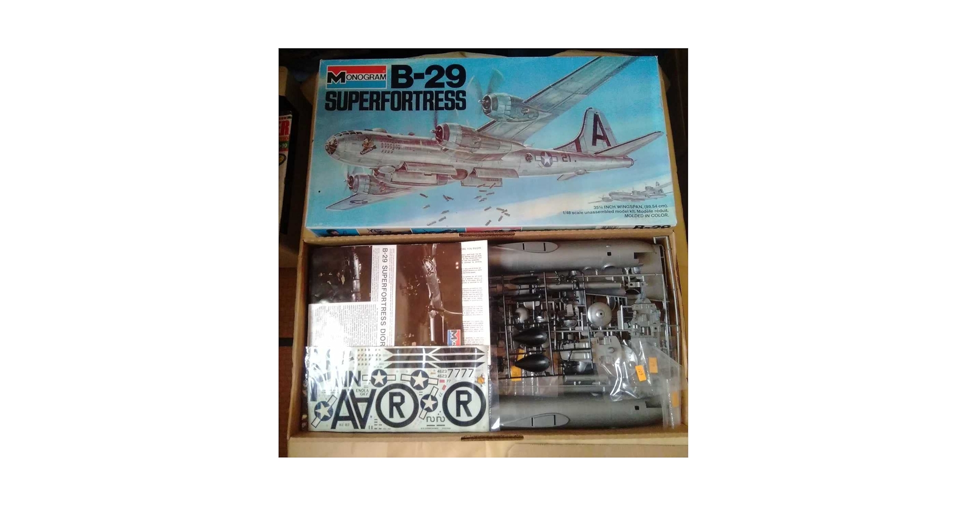 Amazon | 大型キット monogram 1/48 B-29 superfortress