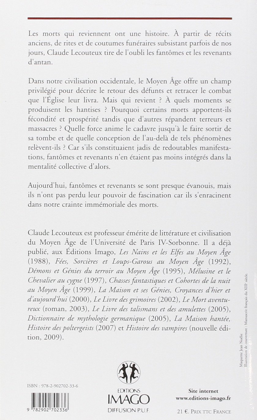 Fantômes et Revenants au Moyen Age