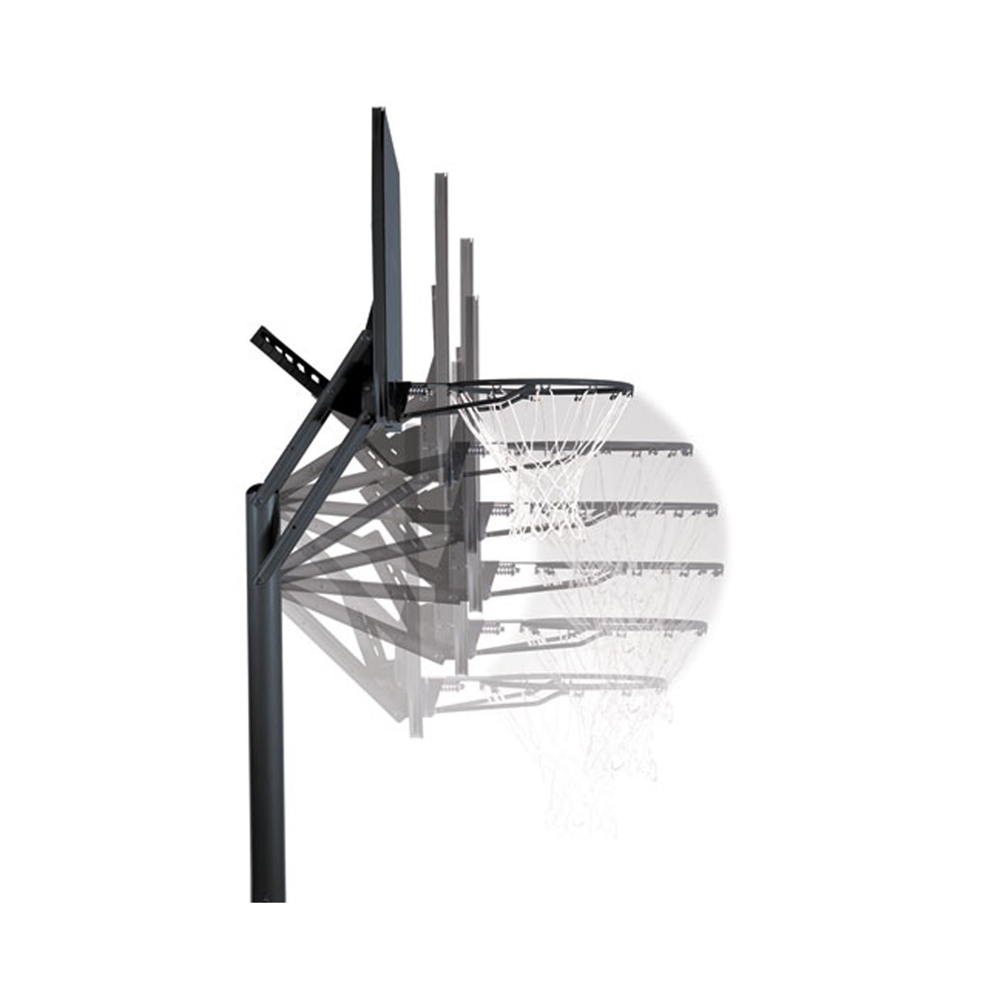 Lifetime 1531 Portable Basketball System, 48 Inch Shatterproof Backboard