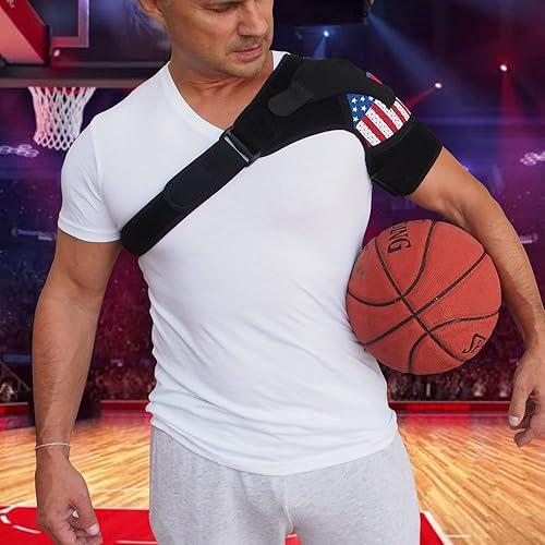 Miniatura 7 de Soporte de hombro para puño rotador desgarrado  Alivio del dolor de hombro, apoyo y compresión  Envoltura de manga para estabilidad y recuperación