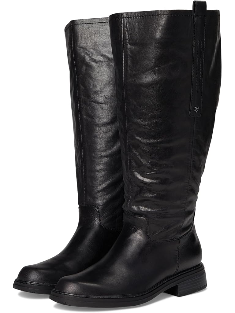 Black Naturalizer Ontime Extra Wide Calf Knee High Boots