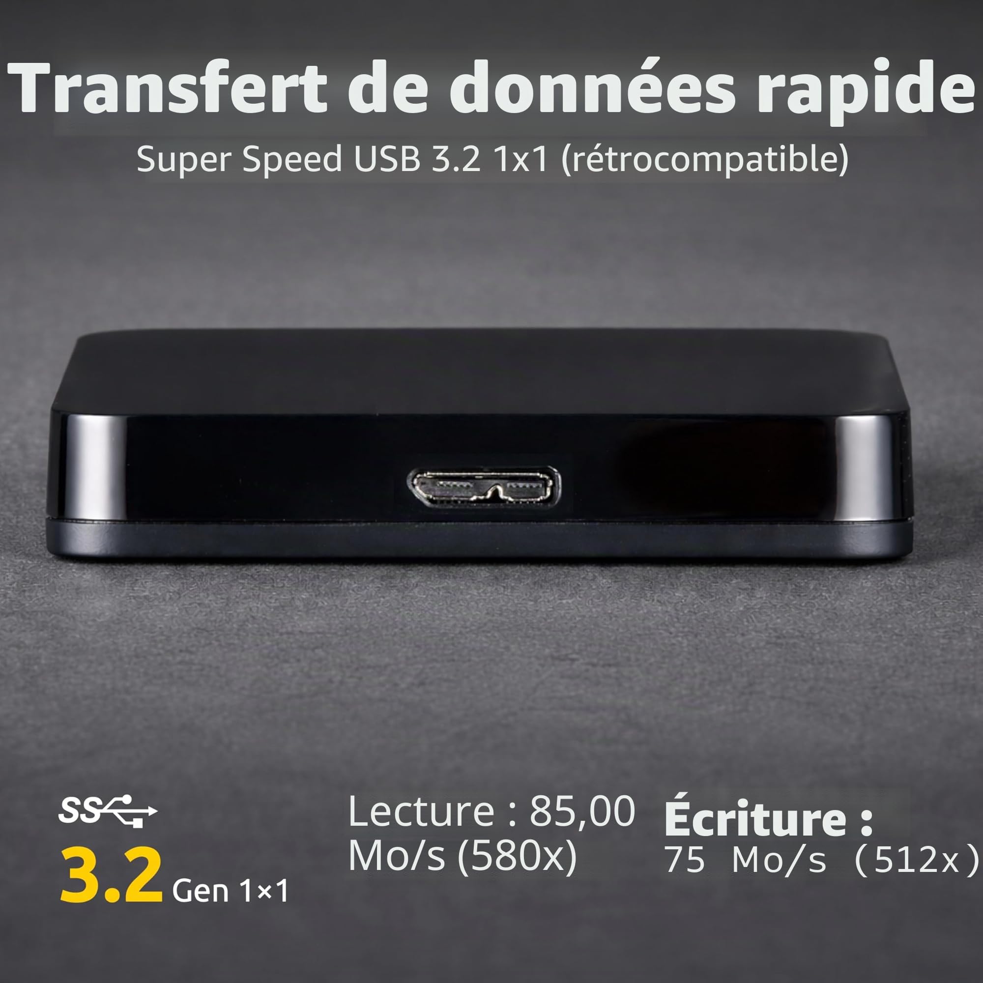 Intenso 2,5" Memory Case Disque Dur Externe 5000 Go Noir