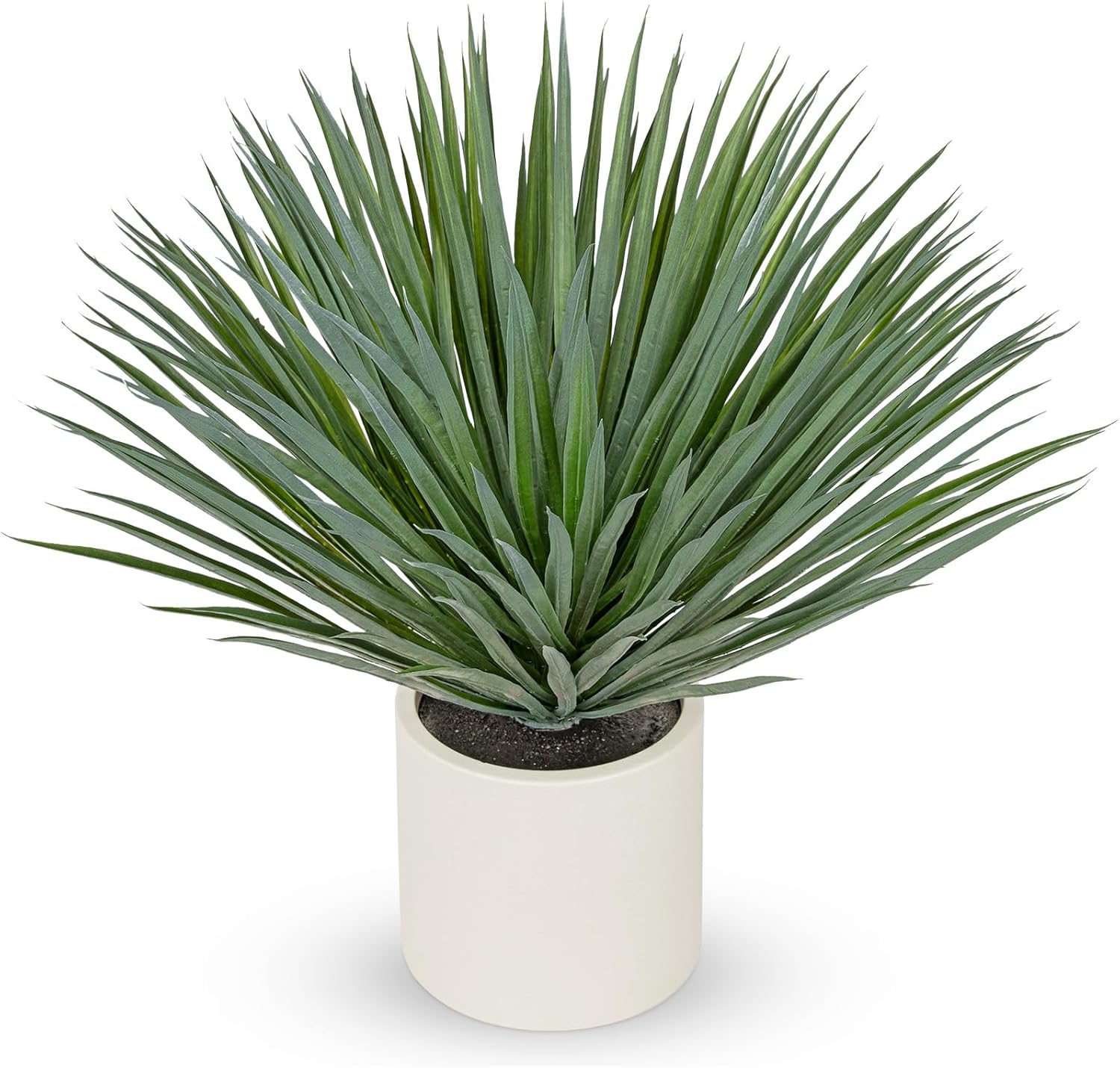 Briful Large Agave Plants Artificial 27.5in Tall Fake Potted Agave Plant Indoor Faux Succulent Tropical Plants for Home Office Room Balcony Garden Outdoor Decor