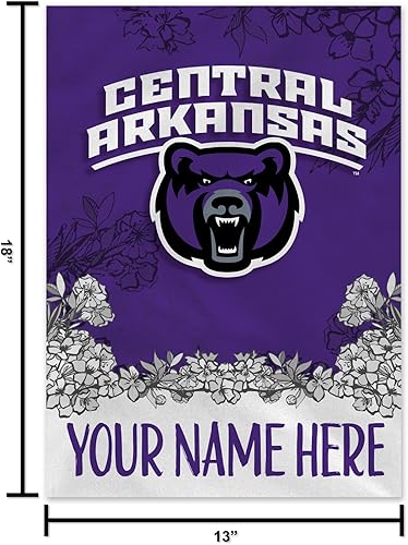 Miniatura 6 de Rico Industries NCAA Central Arkansas Bears - Bandera de jardín personalizada