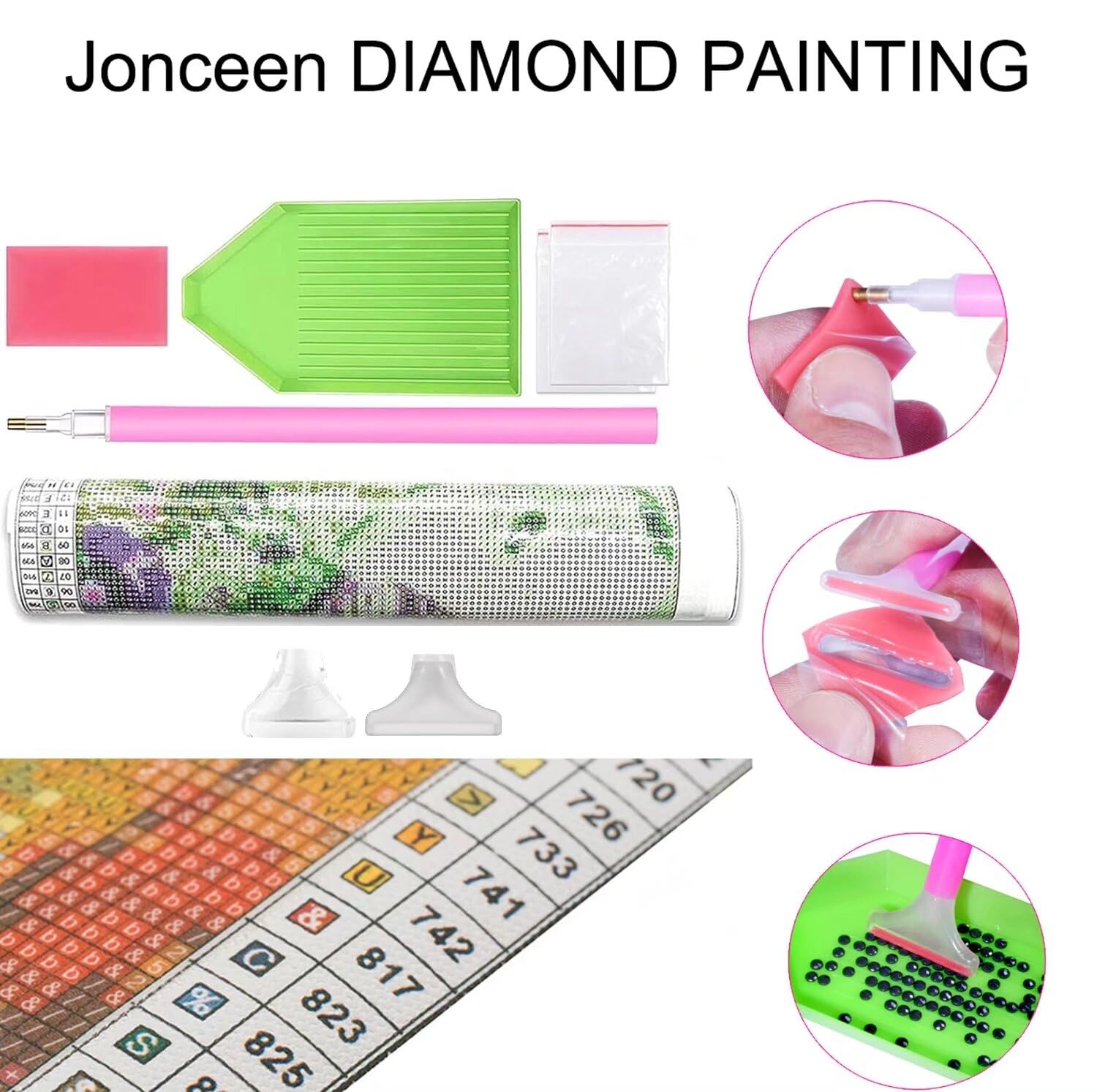 Diamond Painting Leuchtturm Diamond Painting Erwachsene Meer, 5D Diamant Painting Bilder Full Drill Diamond Painting Kinder, DIY Malen Nach Zahlen Malerei Stickerei Set für Wand Dekor 60 x 120 cm q641