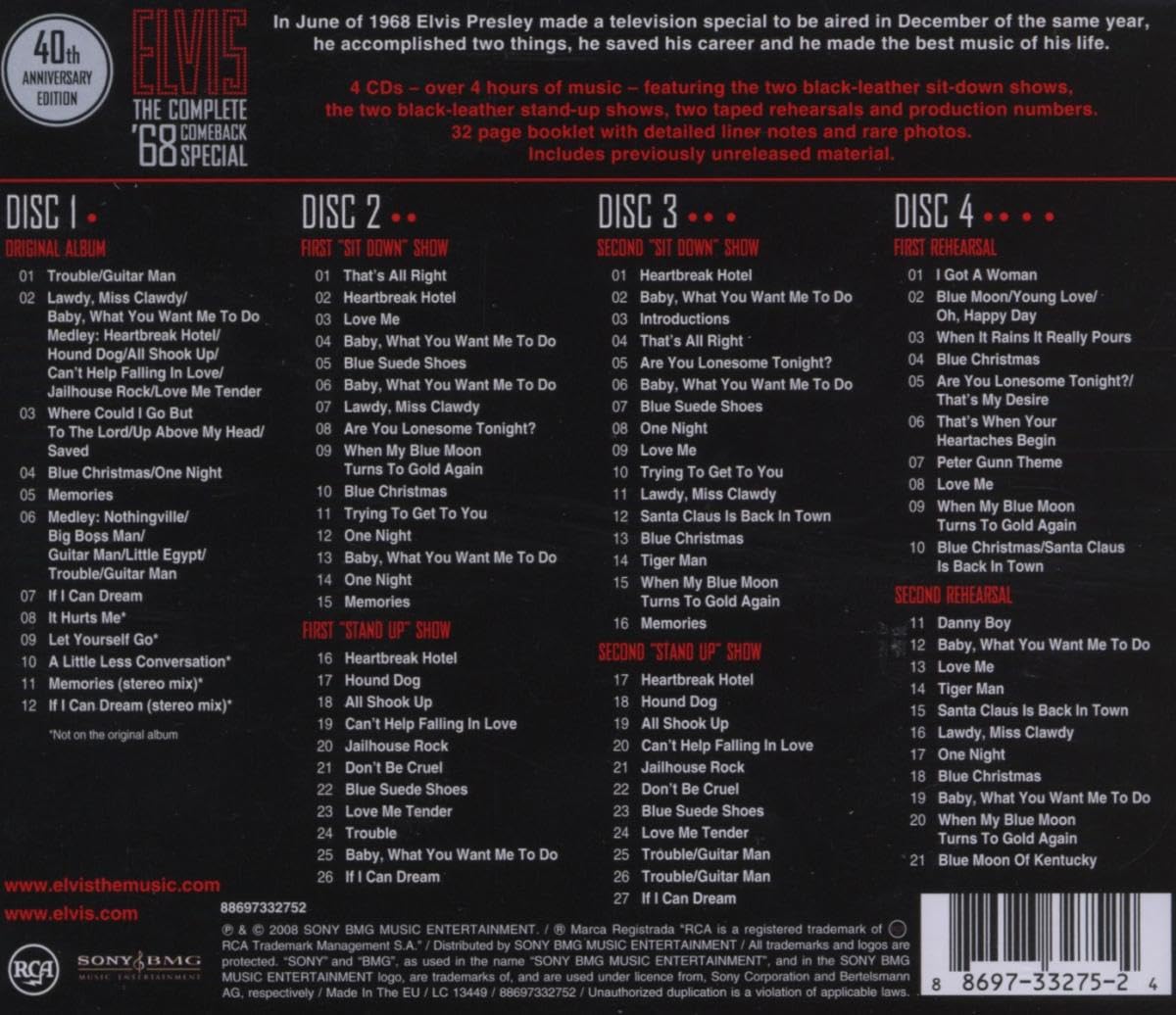 The Complete '68 Comeback Special- The