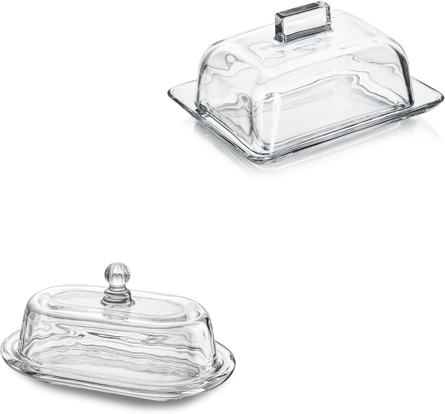 Glass Clear Butter Dish