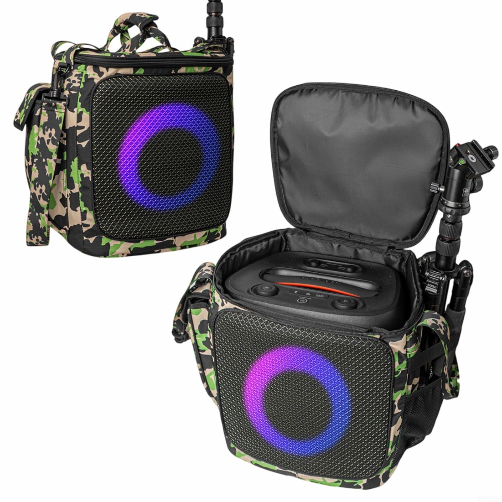 Funda rígida de EVA para JBL PartyBox Encore 2 que soluciona los arañazos en los transportes
