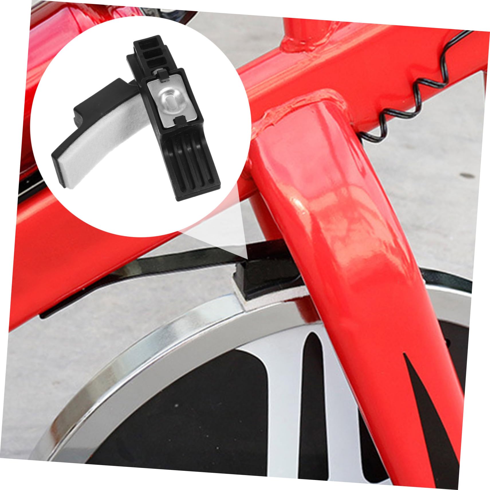 Didiseaon 6pezzi Pastiglie Freni per Bicicletta da Esercizio da Materiale Resistente e Antiscivolo Accessori Utili per Attrezzature Fitness Compatibile