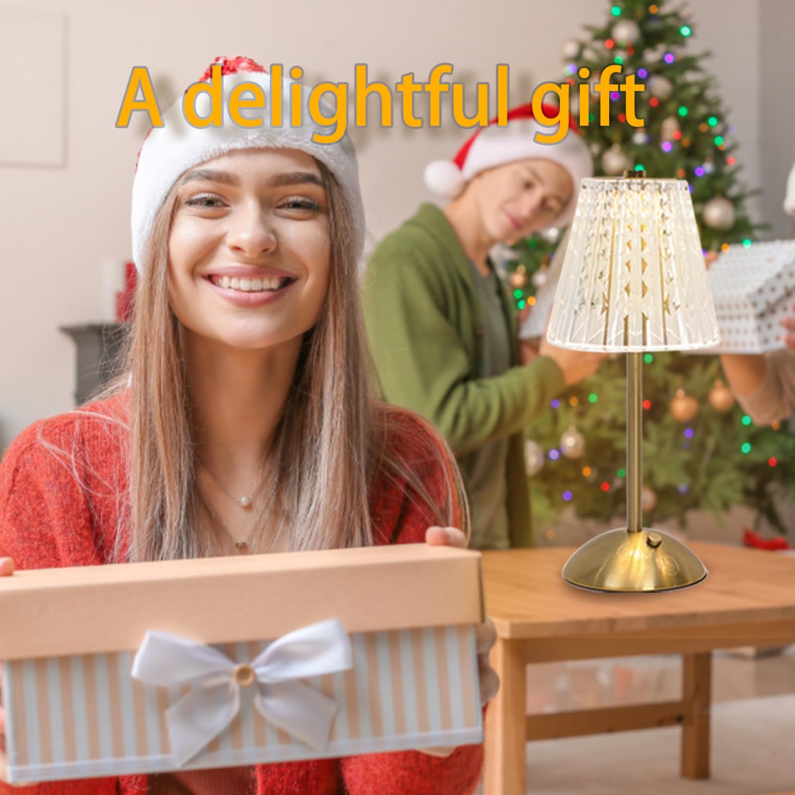 Lámpara de mesa de cristal, lámpara de batería recargable de 5000 mAh con control táctil, 3 temperaturas de color, brillo regulable, luz de aluminio mate para dormitorio, bar, cocina, exterior 6