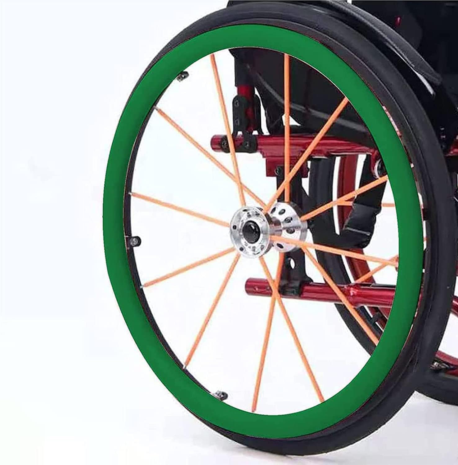 Funda para aro de empuje de silla de ruedas | Funda para silla de ruedas de 22/24 pulgadas | Fundas antideslizantes para radios de silla de ruedas | Fundas para aro de mano para silla de ruedas, 006,