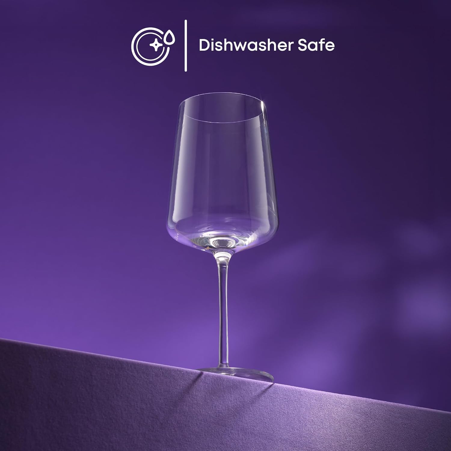JoyJolt Sidney White Wine Glasses Set of 4 | 17 oz Modern Crystal Wine Glasses also for Red Wine | Home Bar Glass Set | Wedding Registry and Hosting Gifts | Premium Crystal Stemware Made in Europe