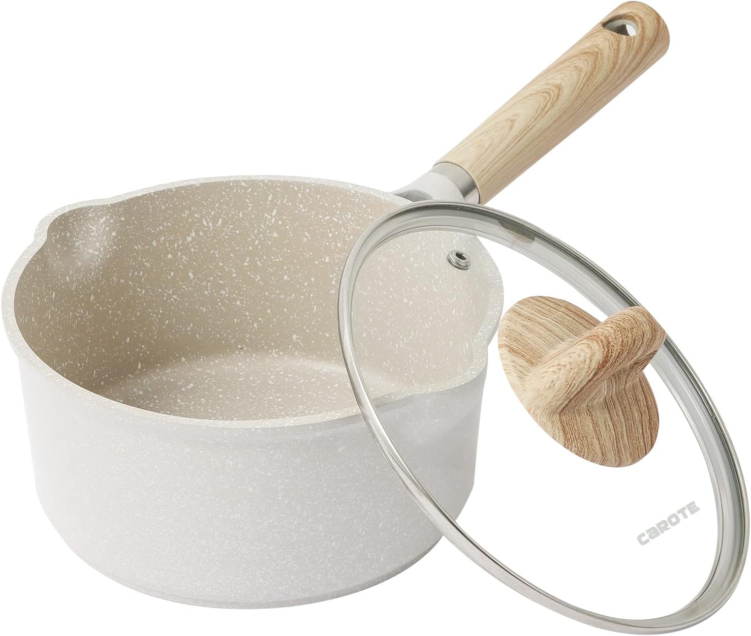 Casserole Anti-Adhésive 16 Cm - 1,5 L Avec Couvercle