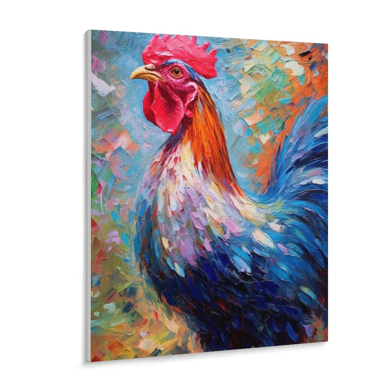 Amazon | 鶏の鳴き声油絵 数字油絵 詳細な動物油絵 数字キット塗り絵