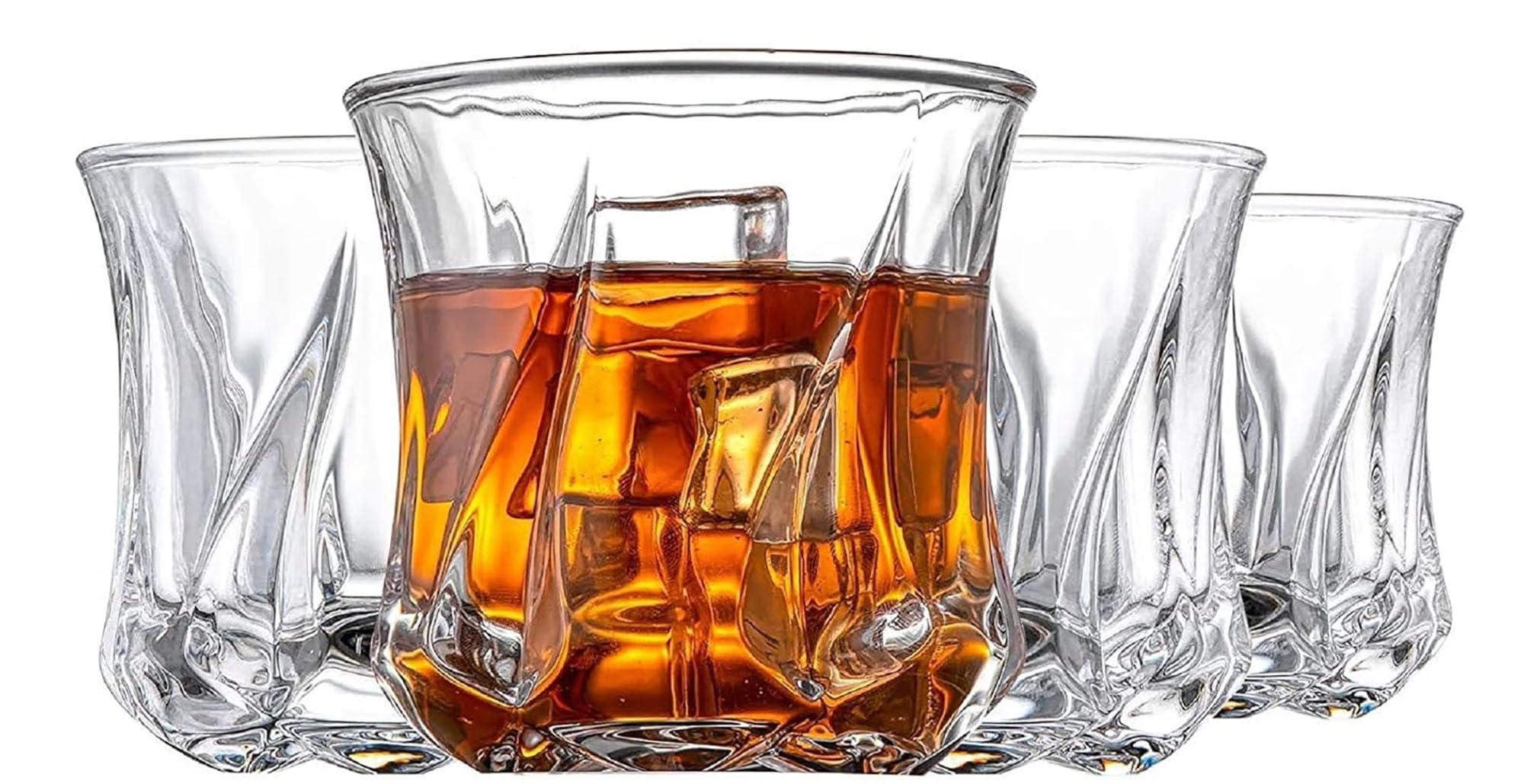 Bellemax Whiskey Glasses Set - 6 Rocks Glasses -10