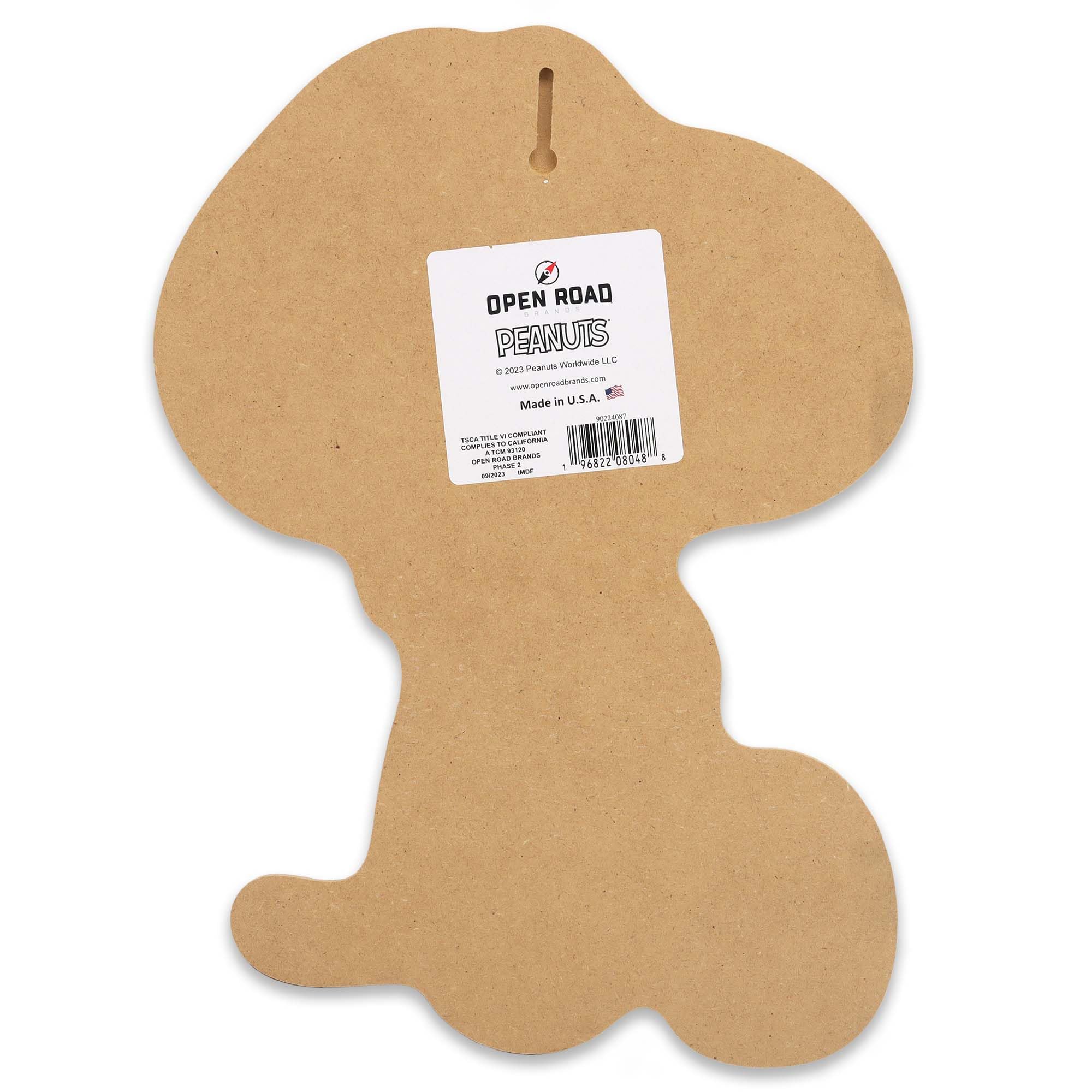 新品】Open Road スヌーピー ペパーミントパティ 木製フレーム 壁掛け