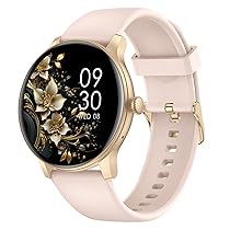 AcclaFit Smartwatch Donna Uomo, 1.38″ Touch Screen Smartwatch con Effettua, Risposta Chiamate, Fitness Tracker con Pressione Sanguigna e Monitor Sonno, 120+ Sport Step Counter per Android iOS